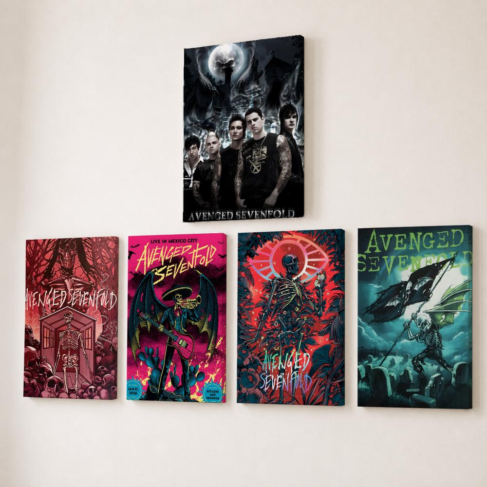 Rock Band A-avenged Sevenfold  - Canvas Wrap Ready review and price
