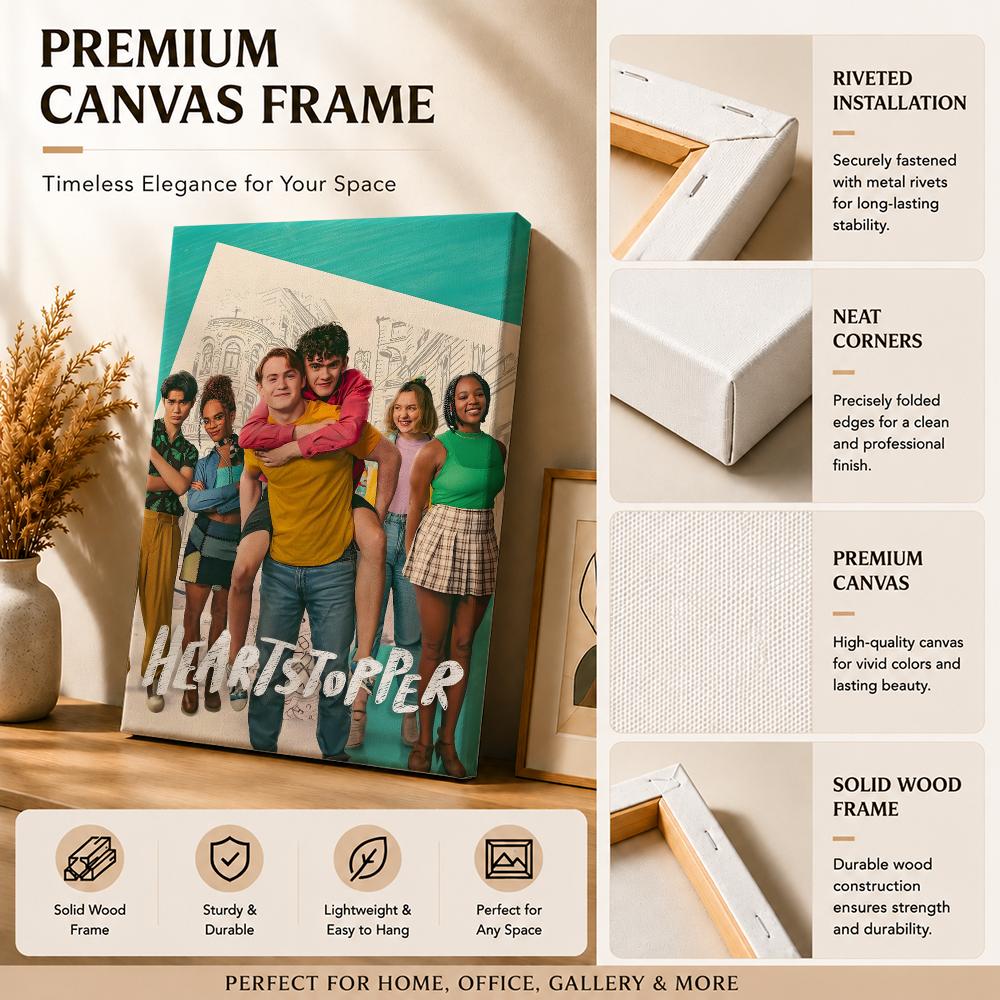 TV Hot H-Heartstopper Movie Pa - Canvas Wrap Ready review and price