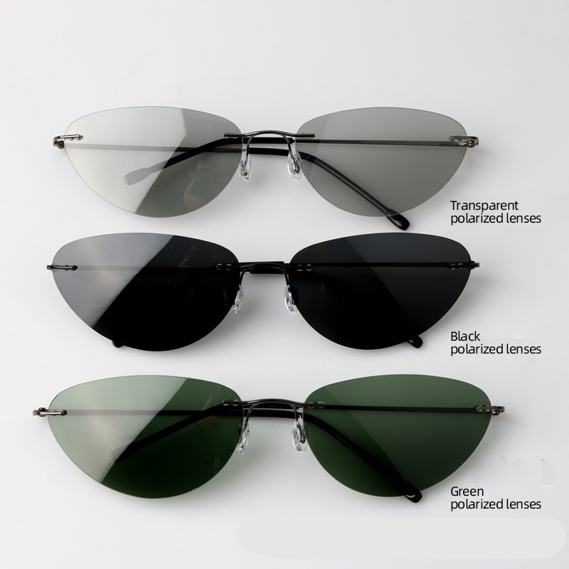 Fashion Rimless Sunglasses, Ca - Metal Photo Panel review and price