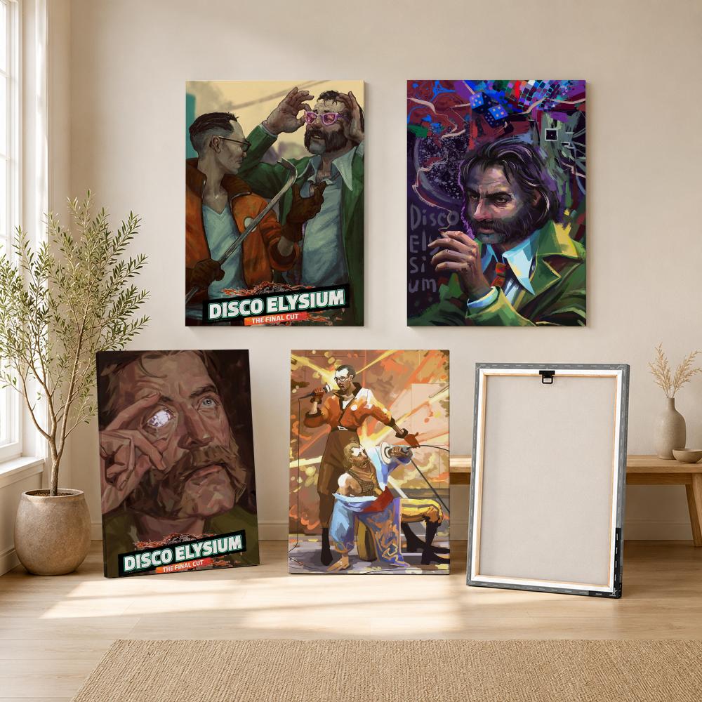 D-Disco Elysium Hot Video Game - Canvas Wrap Ready review and price