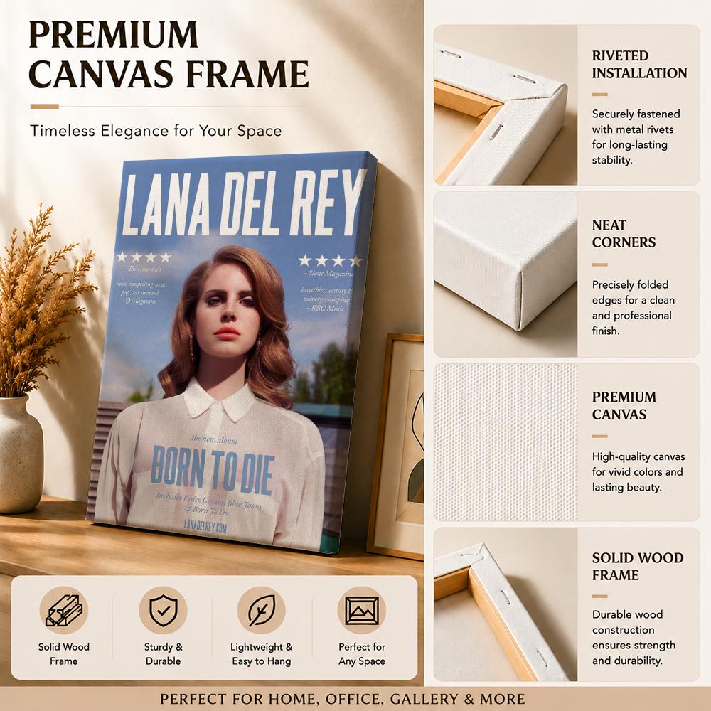 Famous Singer L-Lana Del Rey P - Canvas Wrap Ready review and price