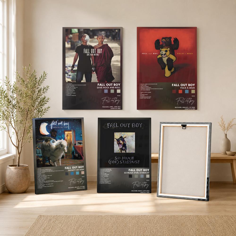 Rock Band F-Fall Out Boy Music - Canvas Wrap Ready review and price