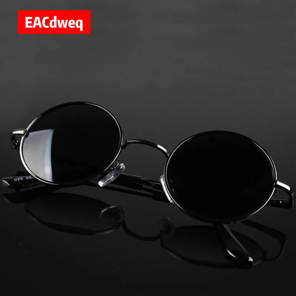 Retro Vintage Round Sunglasses - Metal Photo Panel review and price